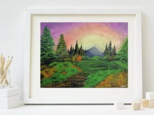 All Artworks 11 Pink Meadow Sunset