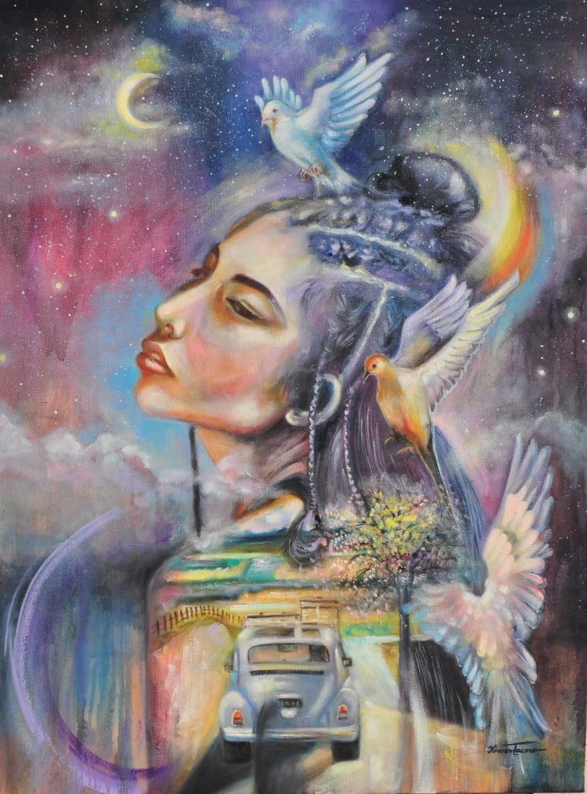 Boundaries 1 portrait symbolism statement piece