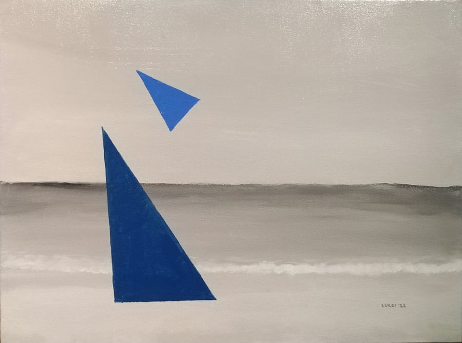 Father and Son 1 Father and Son - Lucci Canlas - 48 x 36 in Acrylic on Canvas