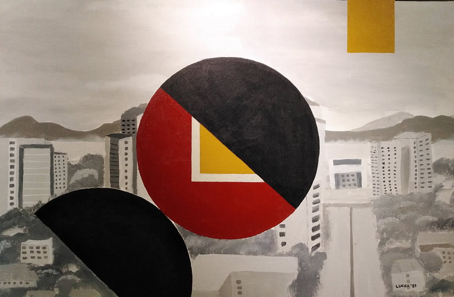 Open 1 Open - Lucci Canlas - 24 x 36in Acrylic on Canvas