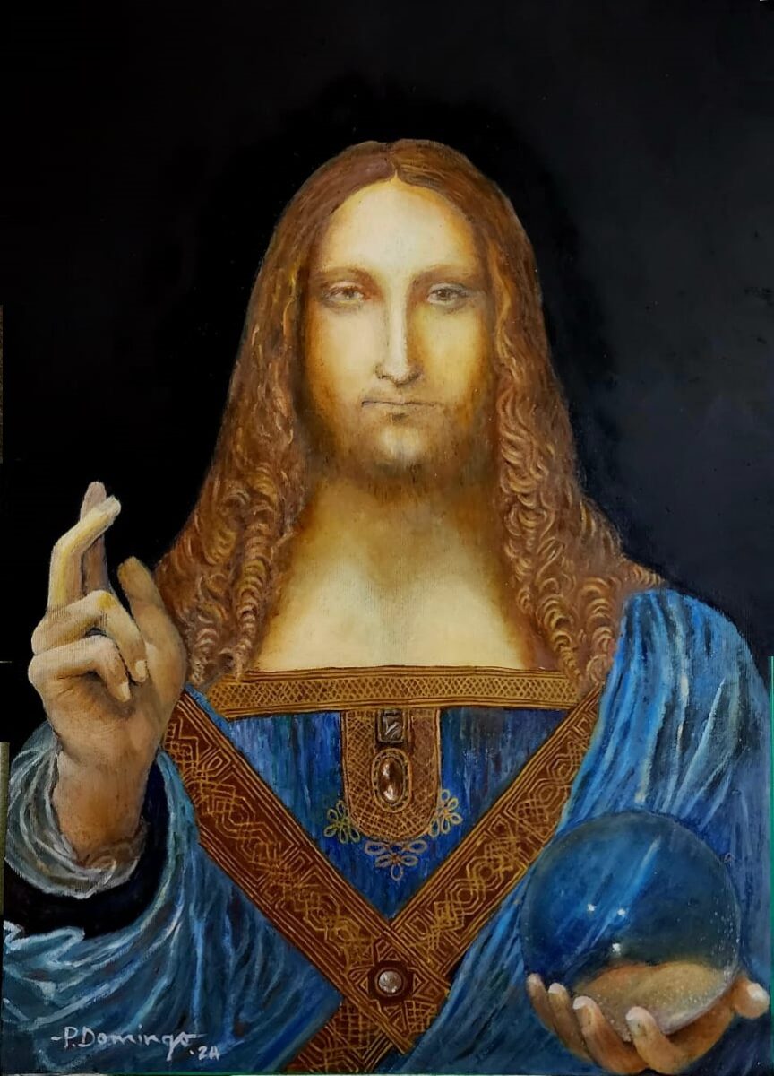 A copy of Salvator Mundi 1 A copy of Salvator Mundi